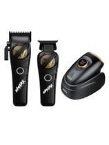 Combo Profissional Wmark Maquina de corte + Acabamento NG 8613 COR:Preto Combo Profissional Wmark Maquina de corte + Acabamento NG 8613 COR:Preto