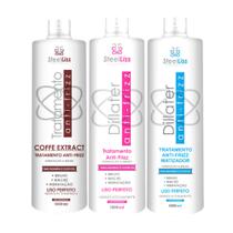Combo Progressiva Coffe Extract + Tratamento Anti-Friiz Macadamia + Tratamento Anti-Frizz Matizador