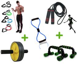 Combo Projeto Verão Fitness Academia Em Casa Exercicios Kit