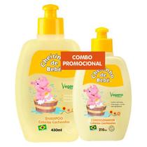 Combo Prom. Shampoo Cab. Cacheados 430 e Condicionador Cheirinho de Bebê 210 ml