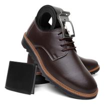 Combo Promocional Oxford Derby Masculino + Cinto + Carteira