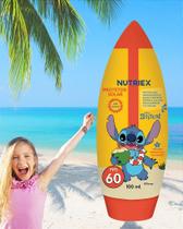 COMBO - Protetor Solar Infantil Nutriex Stitch FPS 60 - 100ml Alta Proteção UVA/UVB com Vitamina E