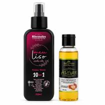 Combo Protetor Térmico 10 em 1 Meu Liso + Óleo de Argam 60ml Combo Protetor Térmico 10 em 1 Meu Liso + Óleo de Argam 60ml