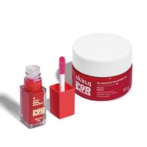 Combo QDB Pod Delas: Gel Hidratante para Refrescar Facial 80g + Balm Tint Jelly Vermelho ao Vivo 6,5ml