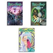 Combo Quadrinhos Rick and Morty - Coleção com 3 Quadrinhos Combo Quadrinhos Rick and Morty - Coleção com 3 Quadrinhos