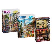 Combo Quebra-cabeças Encantos de Paris