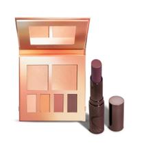 Combo Quem Disse, Berenice Paleta de Maquiagem Nudete 7g + Batom Líquido Marrom Castanha 5,5ml