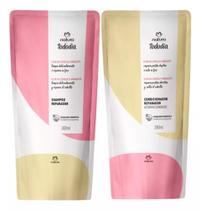Combo refil de shampoo e condicionador flor de cereja e abacate Combo refil de shampoo e condicionador flor de cereja e abacate