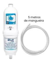 COMBO Refil filtro purificador soft everest original 2 em 1 + 2 metros de Mangueira