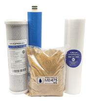 Combo Refil Premium Deionizador 4 Estágios Resina Mb475