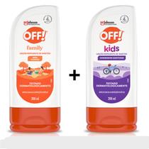 Combo Repelente de Insetos Loção Off! Family + Kids 200ml