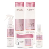 Combo Reset Capilar Hidrabell Reconstrução Completa para Cabelos Danificados e com Química Combo Reset Capilar Hidrabell Reconstrução Completa para Cabelos Danificados e com Química