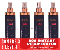 Combo - S.O.S Pré e Pós Química- Recuperador de Cabelos Danificados - Pague 3 e leve 4 Combo - S.O.S Pré e Pós Química- Recuperador de Cabelos Danificados - Pague 3 e leve 4
