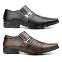 combo sapato social masculino preto e marrom combo sapato social masculino preto e marrom