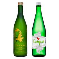 Combo Saquês Secos Thikará e Kampai 745ml Combo Saquês Secos Thikará e Kampai 745ml