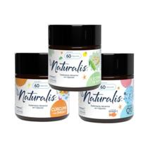 Combo Saúde Mental Plus Naturalis com Cúrcuma Coenzima e Lecitina
