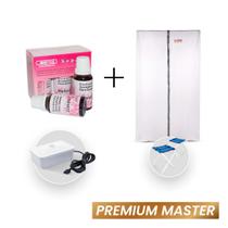 Combo Sauna Master Premium 70x122x175cm + Kit 6 Essências Combo Sauna Master Premium 70x122x175cm + Kit 6 Essências