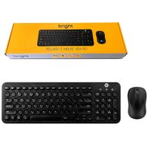Combo Sem Fio Mouse E Teclado Multimidia Teclas Pop