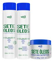 Combo Sete Oleos: Shampoo, Condicionador E Mascara 300g