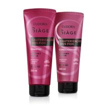 Combo Shampoo 250ml + Condicionador 200ml Cauterização dos Fios - Eudora