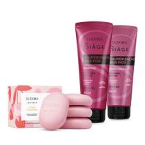 Combo Shampoo Cauterização dos Fios 250ml + Condicionador Cauterização dos Fios + Sabonete Instance