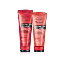 Combo Shampoo+Condicionador Cauterização dos Lisos Siàge Eudora Alisados Progressiva Chapinha Combo Shampoo+Condicionador Cauterização dos Lisos Siàge Eudora Alisados Progressiva Chapinha