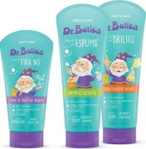 Combo shampoo condicionador e creme de pentear Dr botica