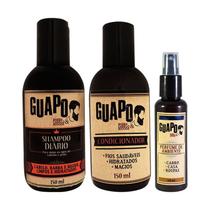 COMBO Shampoo Diário + Condicionador + Aromatizador de carro - Linha Guapo