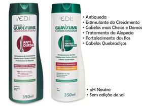 Combo Shampoo e Condicionador Antiquedas Guanxuma de 350ml Vedis