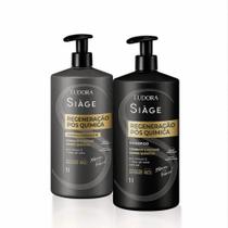 Combo shampoo e condicionador siage regeneração pos quimica 1l