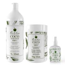 Combo Shampoo Isotônico 1L e Máscara Toda de Coco 1kg + Elixir de Coco 60ml - Terra Coco