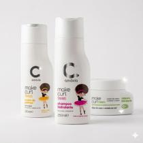 Combo Shampoo, Máscara e Creme Teen Amávia