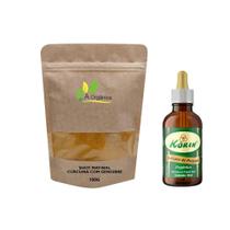 Combo Shot Matinal Cúrcuma com Gengibre 100g Mais Própolis 30ml Combo Shot Matinal Cúrcuma com Gengibre 100g Mais Própolis 30ml