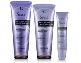 Combo Siàge Acelera o Crescimento: Shampoo 250ml + Condicionador 200ml + Tônico 65ml
