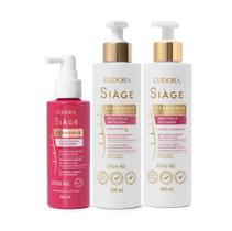 Combo Siàge Antiqueda: Shampoo 300ml + Condicionador 280ml + Tônico Capilar 100ml Eudora