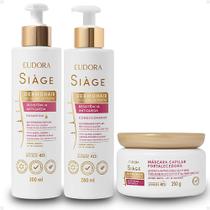 Combo Siàge Antiqueda Shampoo Condicionador e Macara Combo Siàge Antiqueda Shampoo Condicionador e Macara