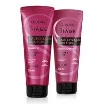 Combo Siàge Cauterização dos Fios: Shampoo 250ml + Condicionador 200ml