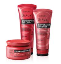 Combo Siàge Cauterização dos Lisos: Shampoo 250ml + Condicionador 200ml + Máscara Capilar 250g