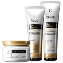 Combo Siàge Cica-Therapy: Shampoo 250ml + Condicionador 200ml + Máscara Capilar 250g