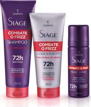 Combo Siàge Combate o Frizz: Shampoo 250ml + Condicionador 200ml + Magic Spray 50ml