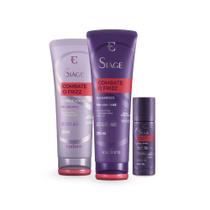 Combo Siàge Combate o Frizz: Shampoo 250ml + Condicionador 200ml + Magic Spray Capilar 30g