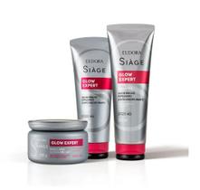 Combo Siàge Glow Expert: Shampoo 250ml + Condicionador 200ml + Máscara Capilar 250g