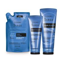 Combo Siàge Hair-Plastia: Shampoo 250ml + Refil Máscara Capilar 250g + Condicionador 200ml Eudora