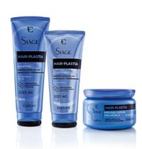 Combo Siàge Hair Plastia Shampoo + Máscara + Condicionador Combo Siàge Hair Plastia Shampoo + Máscara + Condicionador