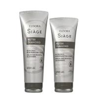Combo Siàge Nutri Diamond: Shampoo 250ml + Condicionador 200ml Combo Siàge Nutri Diamond: Shampoo 250ml + Condicionador 200ml