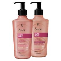 Combo Siàge Nutri Rose Shampoo 400ml + Condicionador 400ml