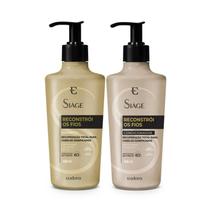 Combo Siàge Reconstrói os Fios: Shampoo 400ml + Condicionador 400ml
