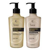 Combo Siàge Reconstrói Os Fios: Shampoo 400ml + Condicionador 400ml