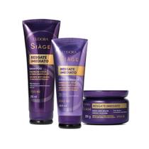 Combo Siàge Resgate Imediato: Shampoo 250ml + Condicionador 200ml + Máscara Capilar 250g