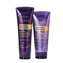 Combo Siage Resgate Imediato Shampoo 250ml e Condicionador 200ml Eudora